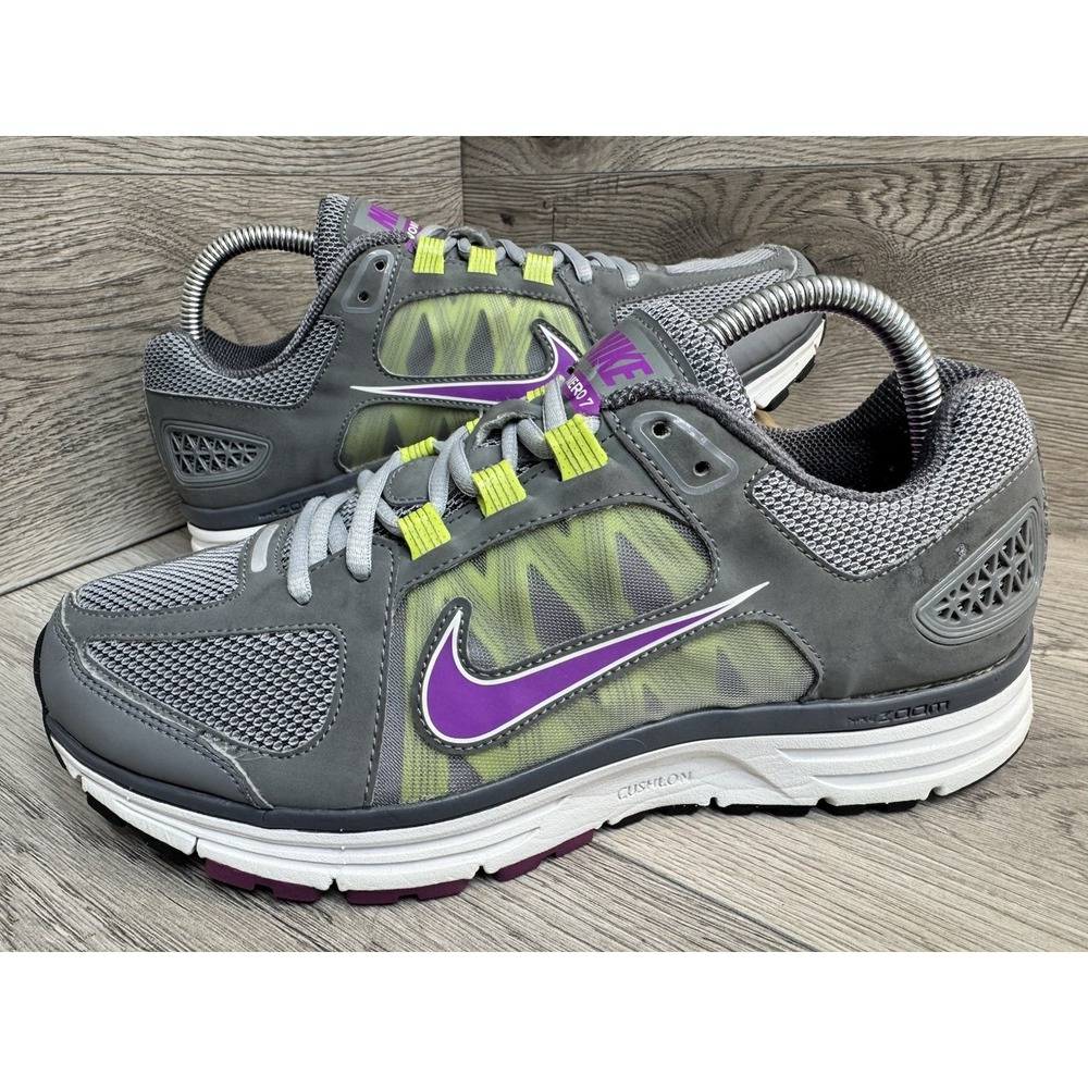Nike Zoom Vomero 7 Athletic Running Shoes 511559-050 Women's Size 9 Gray Purple